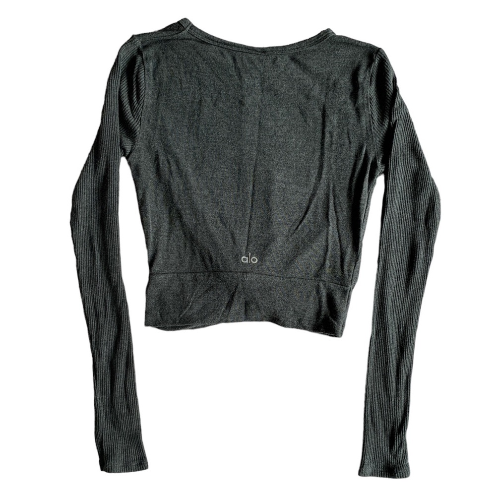 Alo yoga twist front crop top
